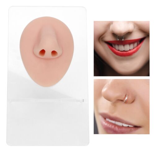 Piercing in silicone modello corpo con espositore acrilico parti corpo strumenti pratica - Foto 14 di 24