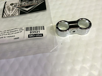 5/8'' SMOOTH STYLE OIL 2-LINE stay FOR ALL MODELS CHROME CHOPPER HARLEY CUST