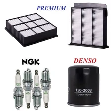 Tune Up Kit Air Cabin Oil Filters Plugs For MITSUBISHI LANCER L4 2.4L 2004-2006