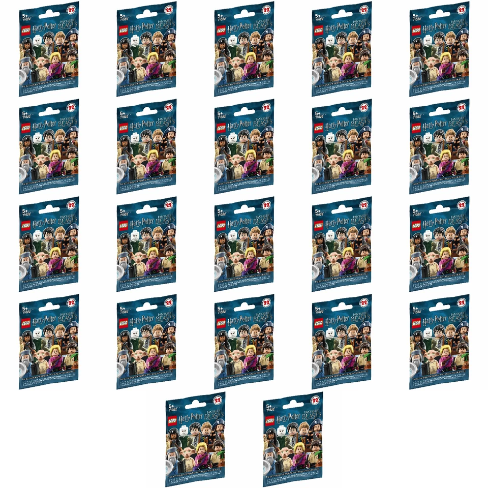 Complete Set of (22) Lego Harry Potter Series 1 Minifigures 71022 New Sealed - Image 2 of 4