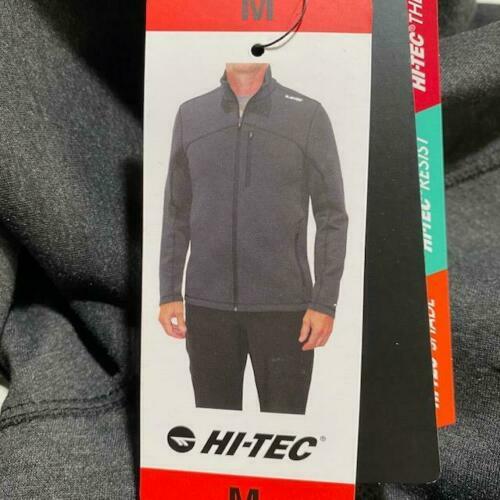 NEW! HiTec Mens Thermo DriTec Jacket Full Zip Charcoal Lightweight