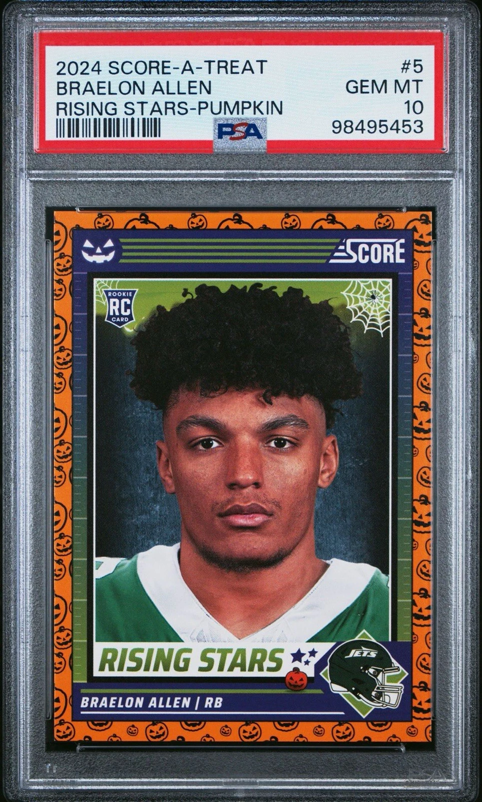 Braelon Allen Panini Score-A-Treat Rising Stars #5 Pumpkin