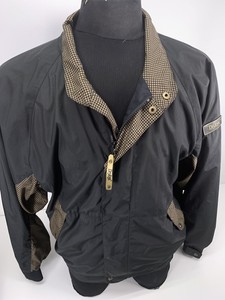 houndstooth rain jacket