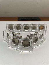 Cosmas Satin Nickel & Clear Glass Square Cabi...