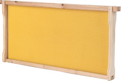 SummerHawk Ranch Honey Bee 20''x10'' Frame Beehive Unwaxed Foundation Boxes 35006