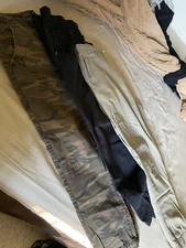 3 Jogger pants (Camo, khaki, black)  