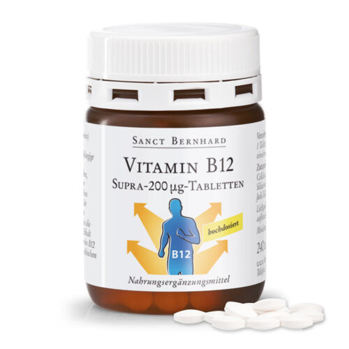 240 Vitamin B12 supra Tabletten (1 Dose) von Sanct Bernhard, 200 mcg - Bild 1 von 1