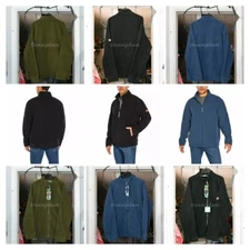 BLUE, GREEN ,BLACK  Orvis Men’S Full Zip Fleece Jacket Heavyweight