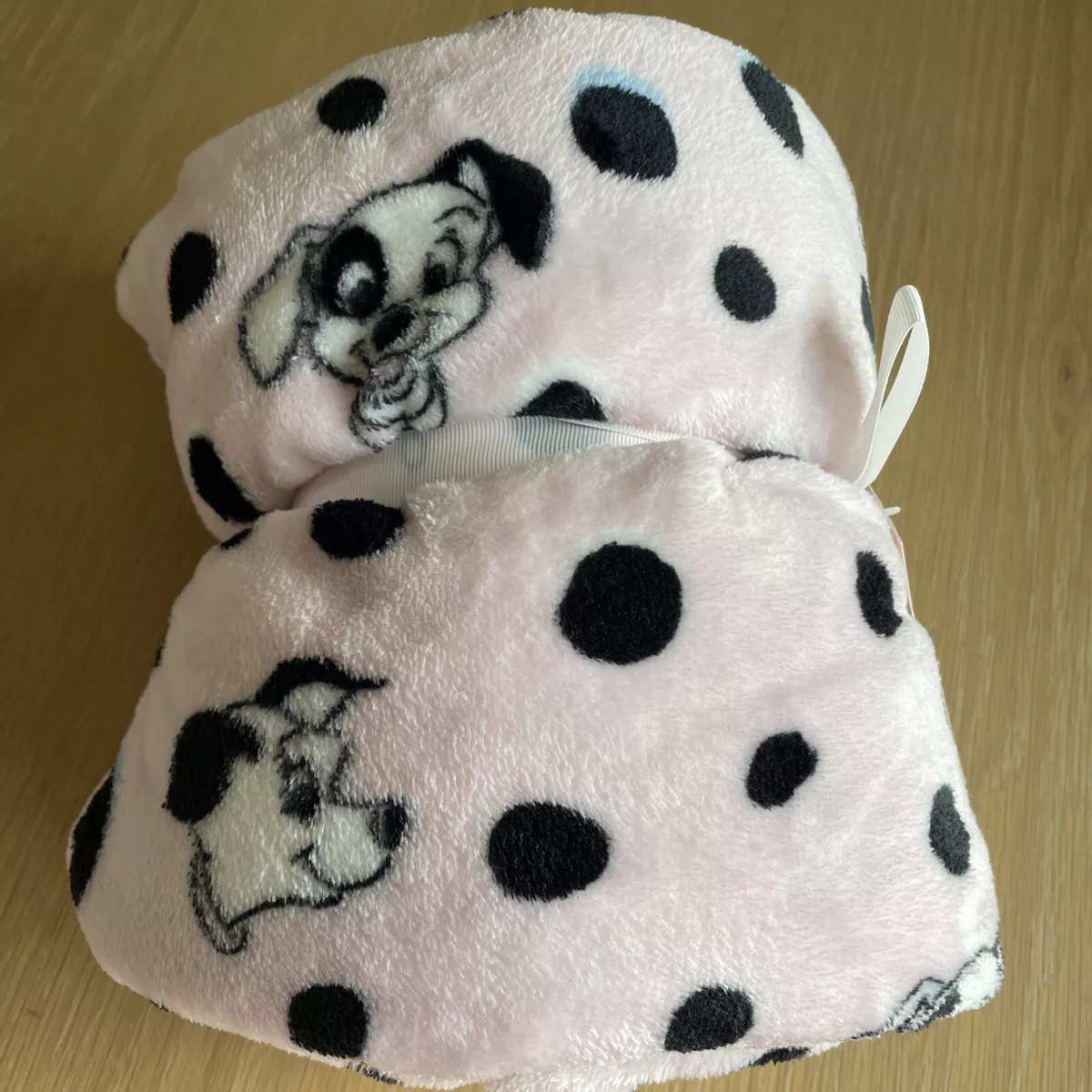 Dalmatian fleece cheap blanket