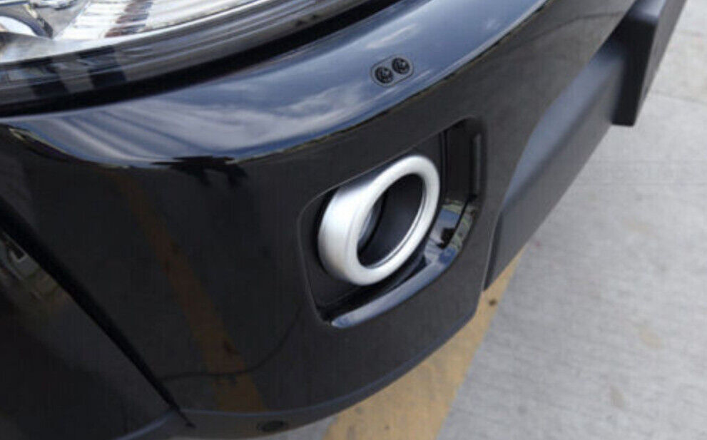 Pair Of Front Fog Lights For Land Rover Discovery 4 (2010-2016) - Halogen, Black Housing