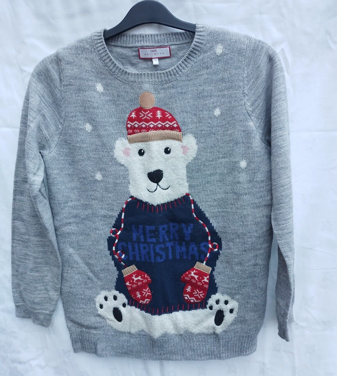 Bear Sweatshirt Polar Bear Christmas Jumper Womens Karen Scott