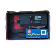 Vintage GAF 440 Pocket Camera Film Collectible Box Manual Functionality Unknown