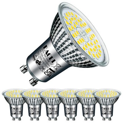 EACLL GU10 LED Tageslichtweiß 10W Ersetzt 140W Halogen Leuchtmittel 6er Pack