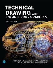 Technical Drawing with Engineering Graphics by Shawna Lockhart (English) Hardcov