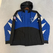 Vintage Dallas Cowboys Pro Line Apex One Jacket Mens Size Large NFL *Read