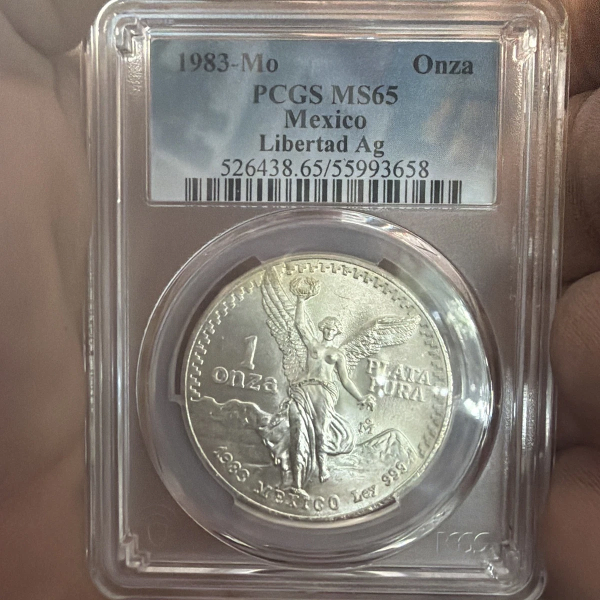 Mexican Libertad 1 oz Precious Metal Content per Unit 1983 Silver