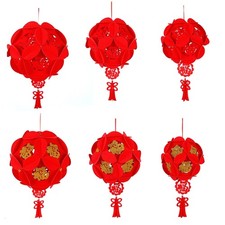 Hanging Chinese Red Lanterns Chinese New Year Decoration for Kids Adults Favor