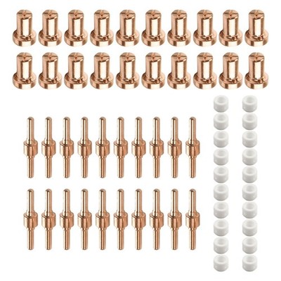 ''Boost Your Plasma Cutter Performance with 60 Copper Tips and Electrodes''