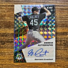 2021 Panini Mosaic Garrett Crochet Silver Mosaic Prizm Auto #RAM-GC White Sox RC