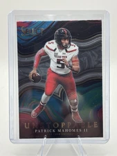 2022 Panini Select Draft Picks - Unstoppable Patrick Mahomes II #US-PM Silver...