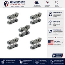  80 Roller Chain Connecting Link 5 Pack Carbon Steel ANSI Master Link Repair