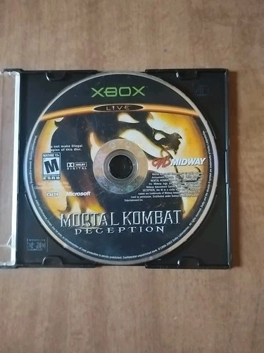 Mortal Kombat Deception Xbox Disc Only Tested And Working