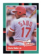 1988 DONRUSS THE ROOKIES CHRIS SABO #30 CINCINNATI REDS
