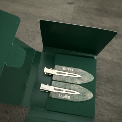 La Mer Hair Clips Pins Barrette Authentic New NIB