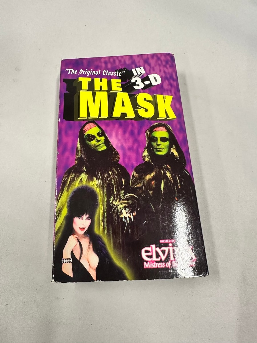 The Mask VHS 1961 3-D Horror Elvira Midnight Madness Rhino Home