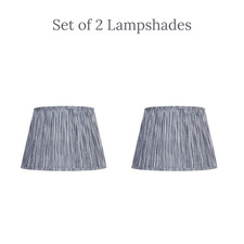Set of 2 - 16 inch / 40cm straight empire premium softback lampshade in cotton