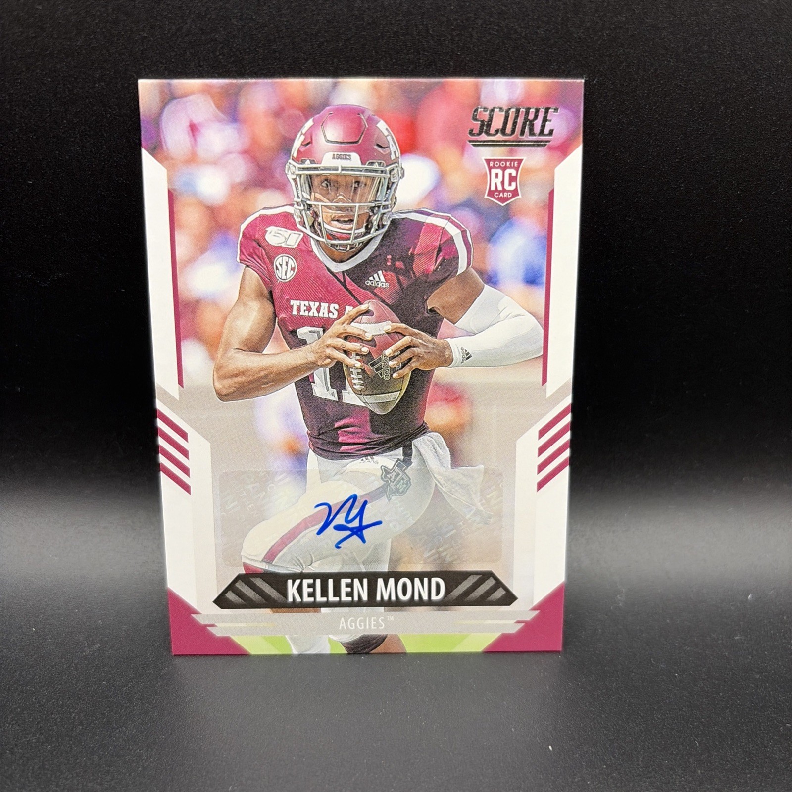 2021 Score Rookies Signatures Kellen Mond #308 Rookie Auto RC 0sm9