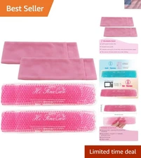 Postpartum Ice Packs - Soothing Gel Bead Therapy for Vaginal Relief, 2 Covers
