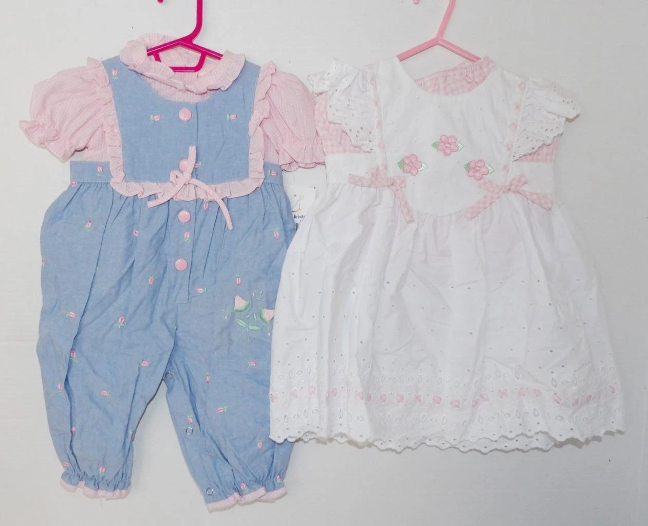 2 Baby Clothing JUMPSUIT DRESS b.t.kids 6-9MO & 3T Outfits #39