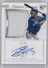 2015 National Treasures Rookie Silhouette Gold 23/25 Dalton Pompey #47 Auto 0c3