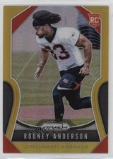 2019 Panini Prizm Rookies Gold Prizm 6/10 Rodney Anderson #337 0q21