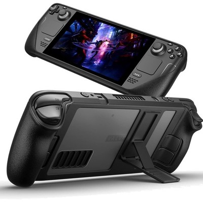 Steam Deck Hülle Kickstand Case Schutzcover TPU Einstellung 45 55 65 Grad
