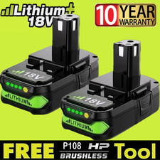 2PACK For RYOBI 18V 3.6Ah P108 High Capacity Battery 18Volt Lithium-Ion One Plus