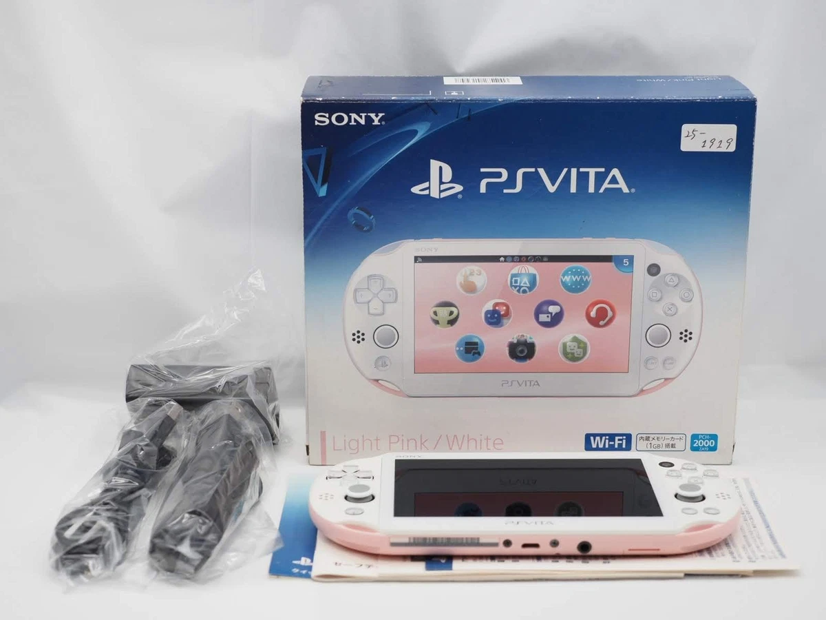 5-154 PSVITA PCH-2000 ピンク/ホワイト PS Vita Playstation PSV Slim