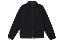 Jordan Flight Faux Shearling Zip Loose Fleece Jacket