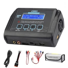 RC LiPo Charger Discharger 150W 10A AC/DC Balance 1-6S Li-ion NiMH PB Black
