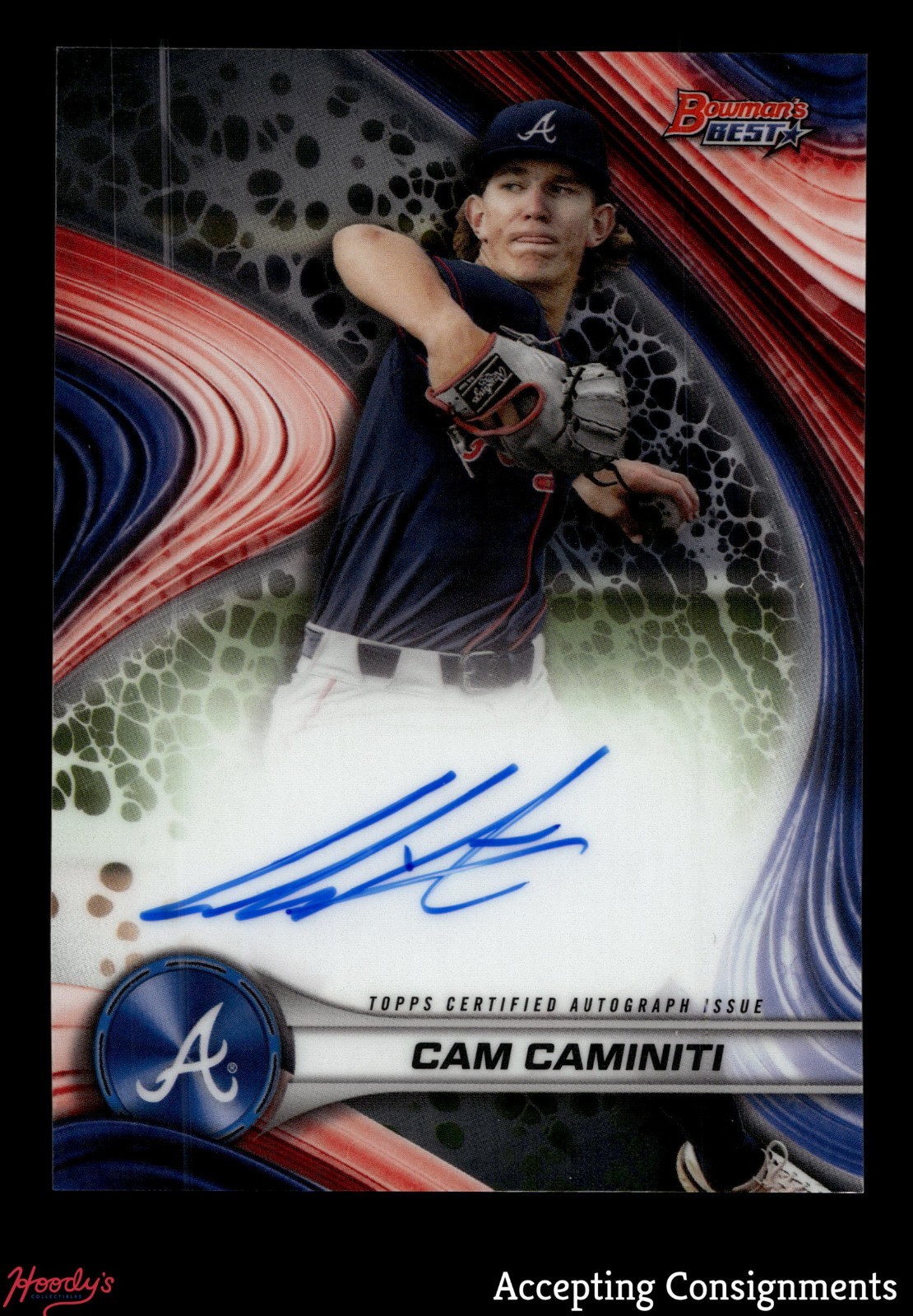 2024 Bowman's Best of '24 Cam Caminiti ON CARD AUTO BRAVES