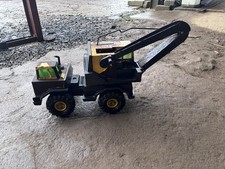 Vintage Tonka Yellow Turbo Diesel Crane Pressed Steel Toy Truck