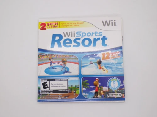 Wii Sports & Wii Sports Resort Wii Tested, Authentic, Missing Manual