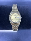 SEIKO 5 Ladies Automatic Watch Gold Dial Day-Date Japan Vintage Working