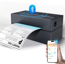 Thermal label printer portable no ink required 203DPI 4×6 for small business...