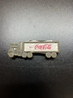 VTG COLONIAL SEMI TRUCK Knife Made In USA COCA COLA Advertising BRASS Handle