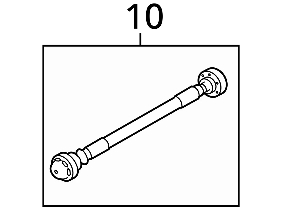 2015 Ford F150 Front Drive Shaft OEM 136K Miles - LKQ406414243 - Image 4 of 4