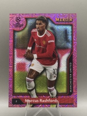 Marcus Rashford Barcelona (was Man United) 2021-22 Topps Merlin Pink Mojo /275