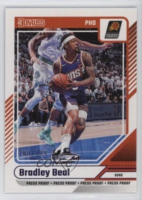 2024-25 Panini Donruss Press Proof Purple 100/199 Bradley Beal #97 1hs9