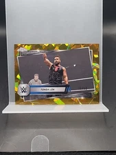 2025 Topps Chrome WWE Sapphire Edition Gold /50 Tonga Loa #162